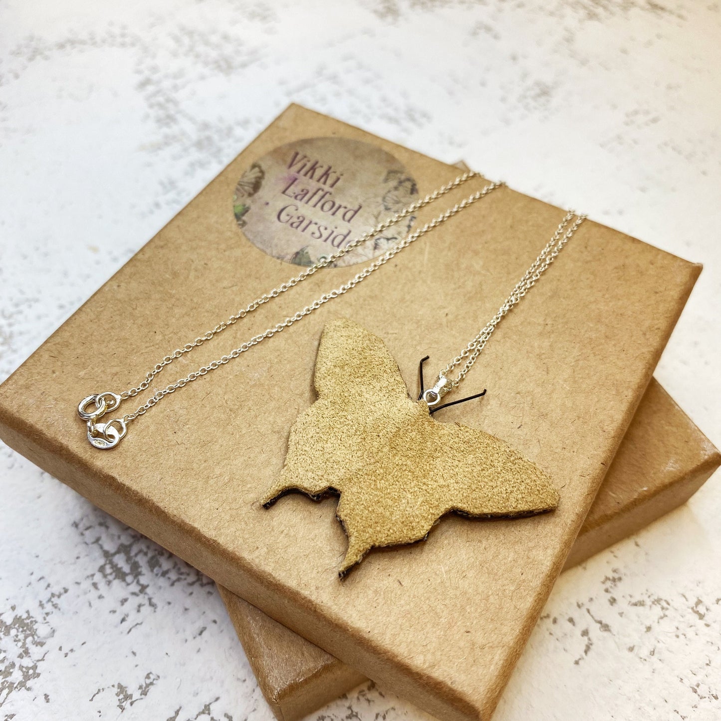 Swallowtail butterfly necklace