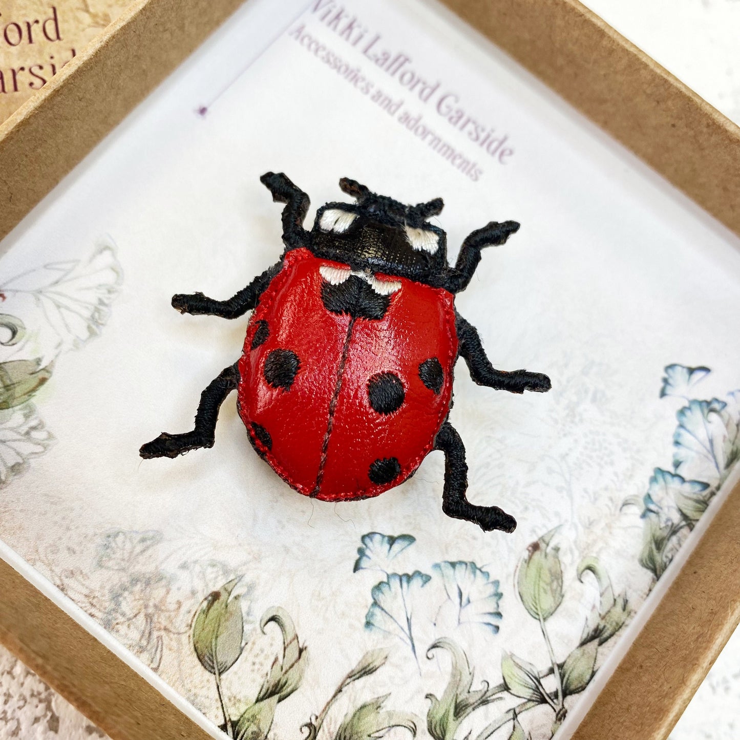 Ladybird brooch