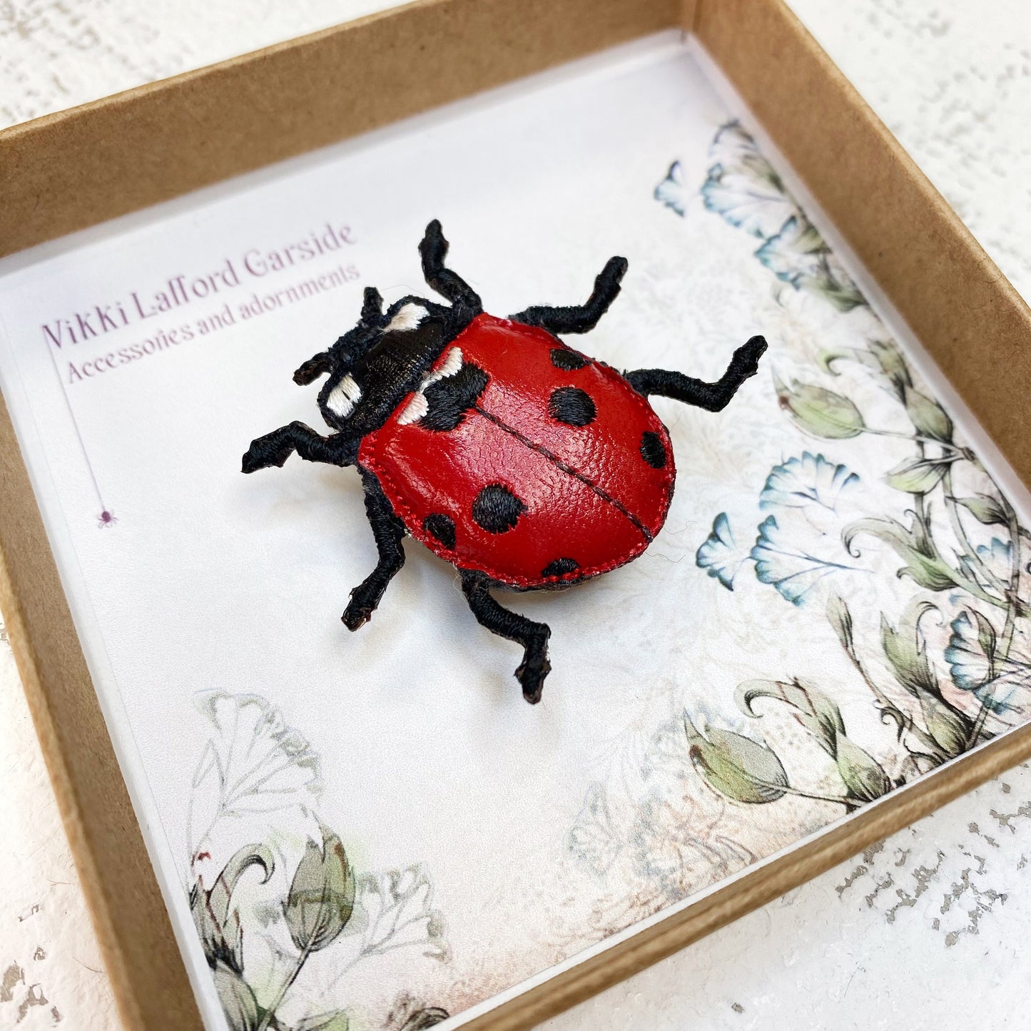 Ladybird brooch