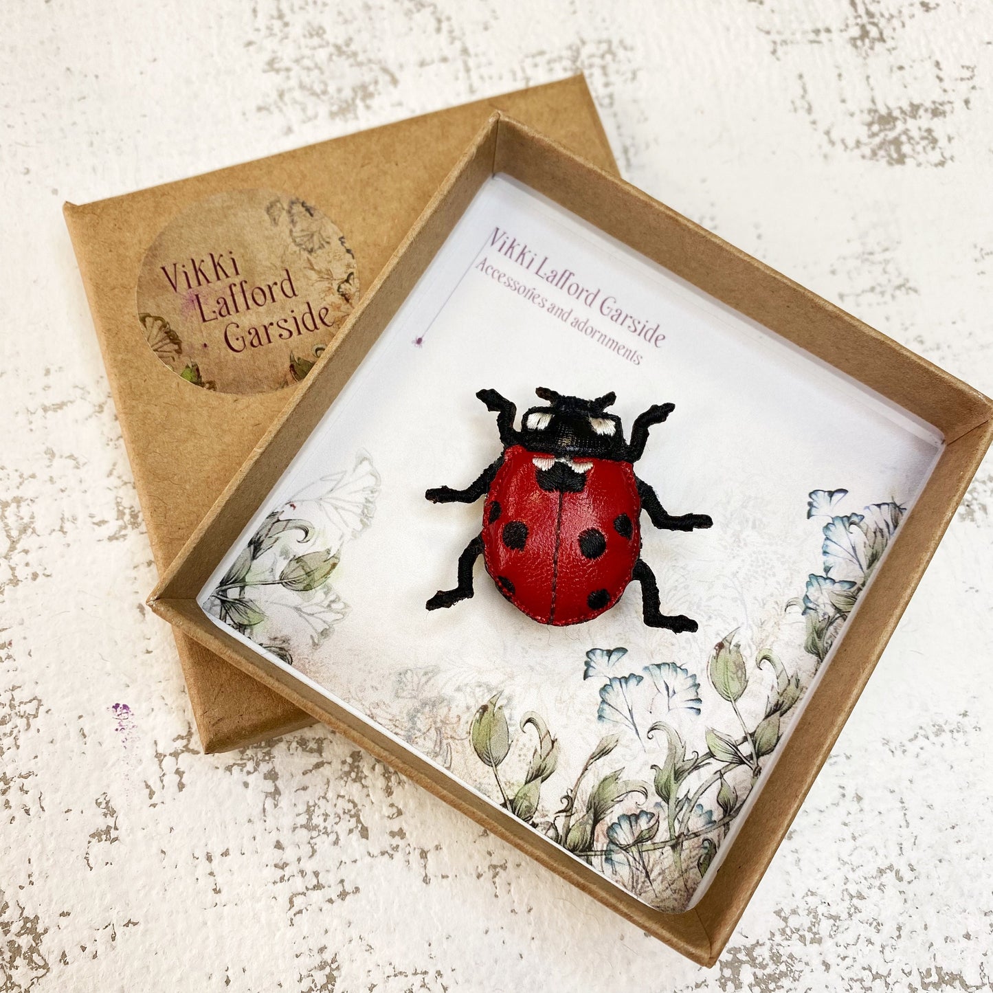Ladybird brooch