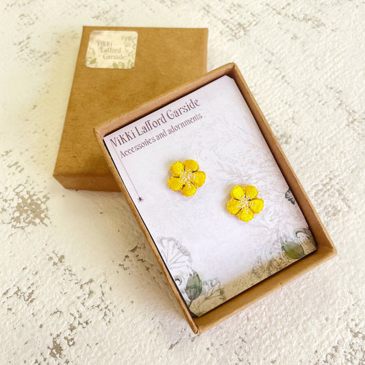 Buttercup stud earrings