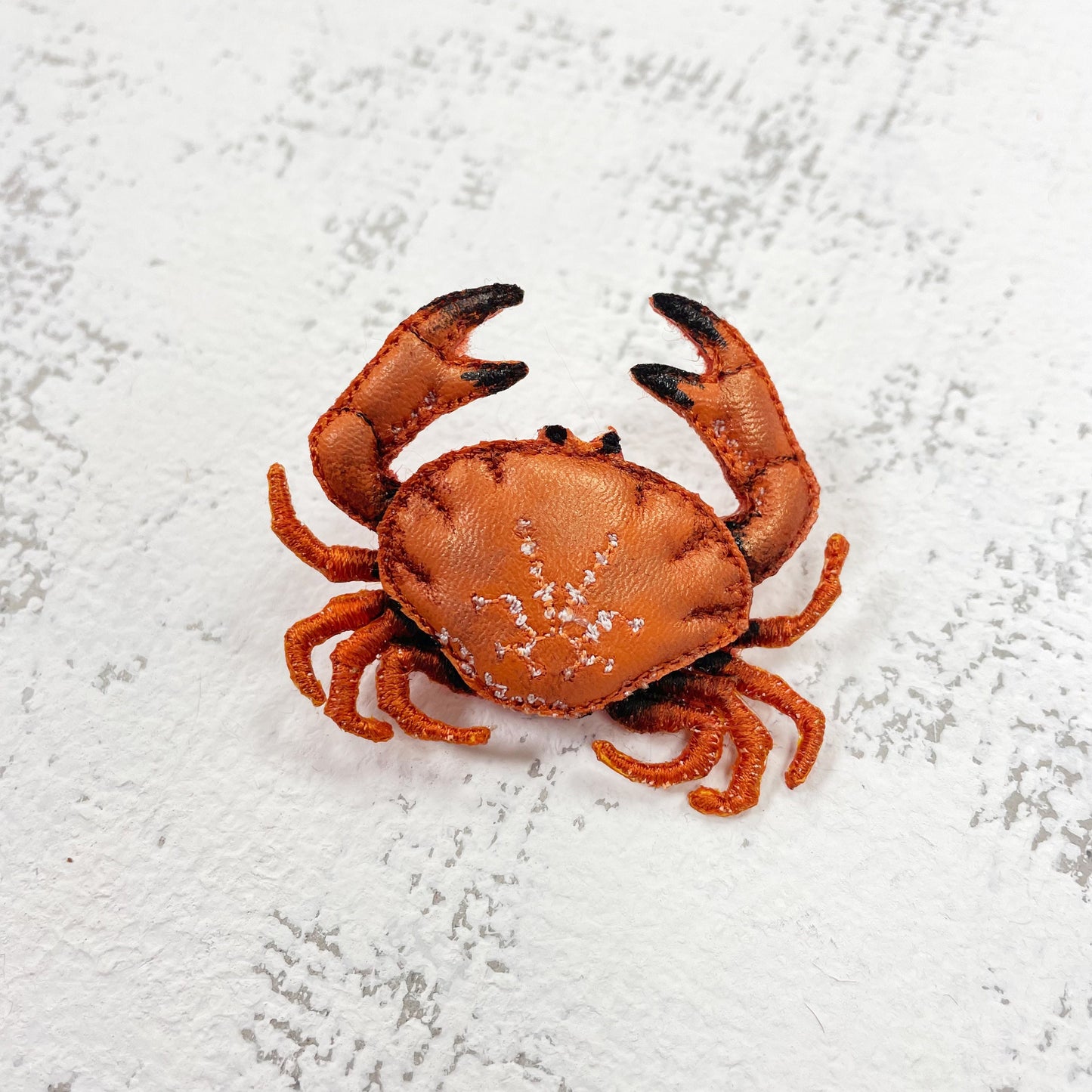 Handcrafted Crab Brooch