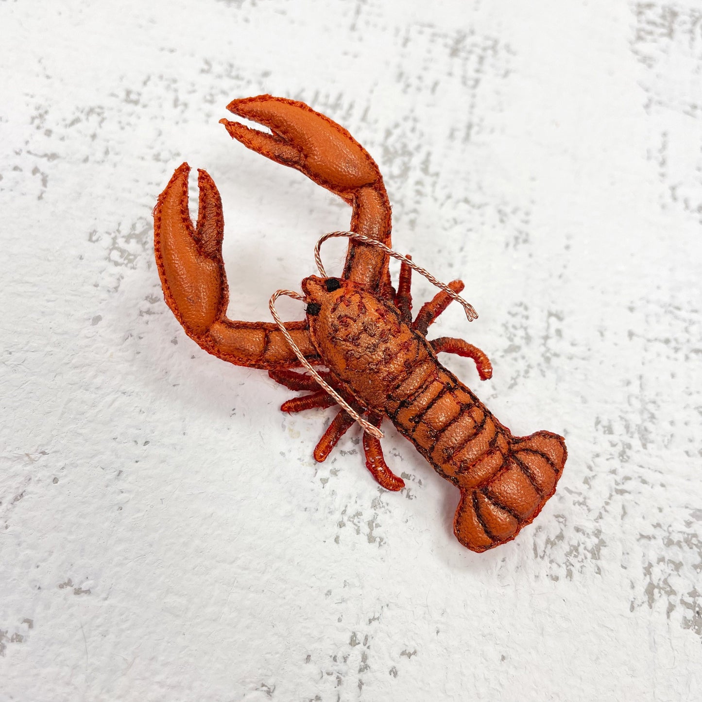 Handcrafted Lobster Brooch