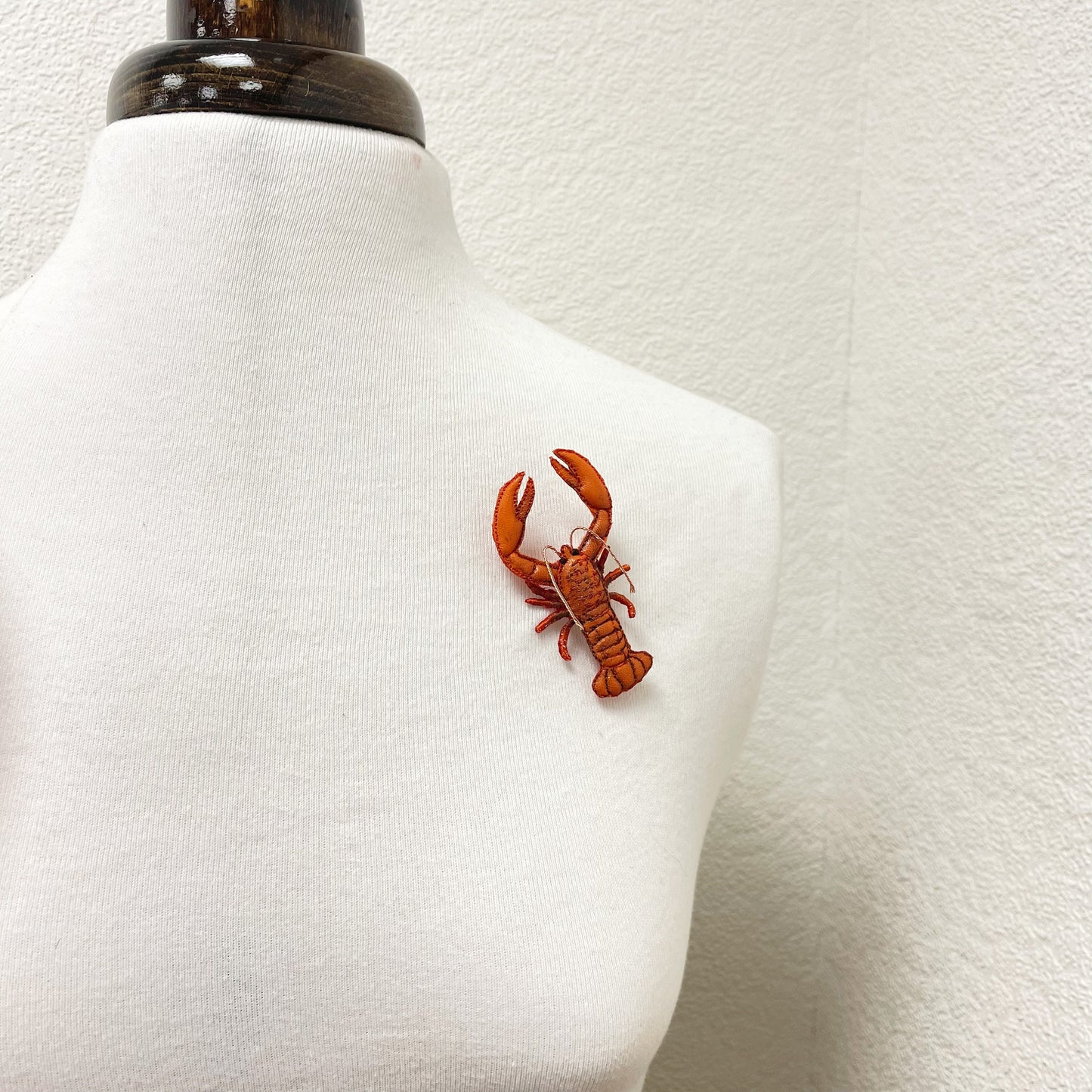 Handcrafted Lobster Brooch