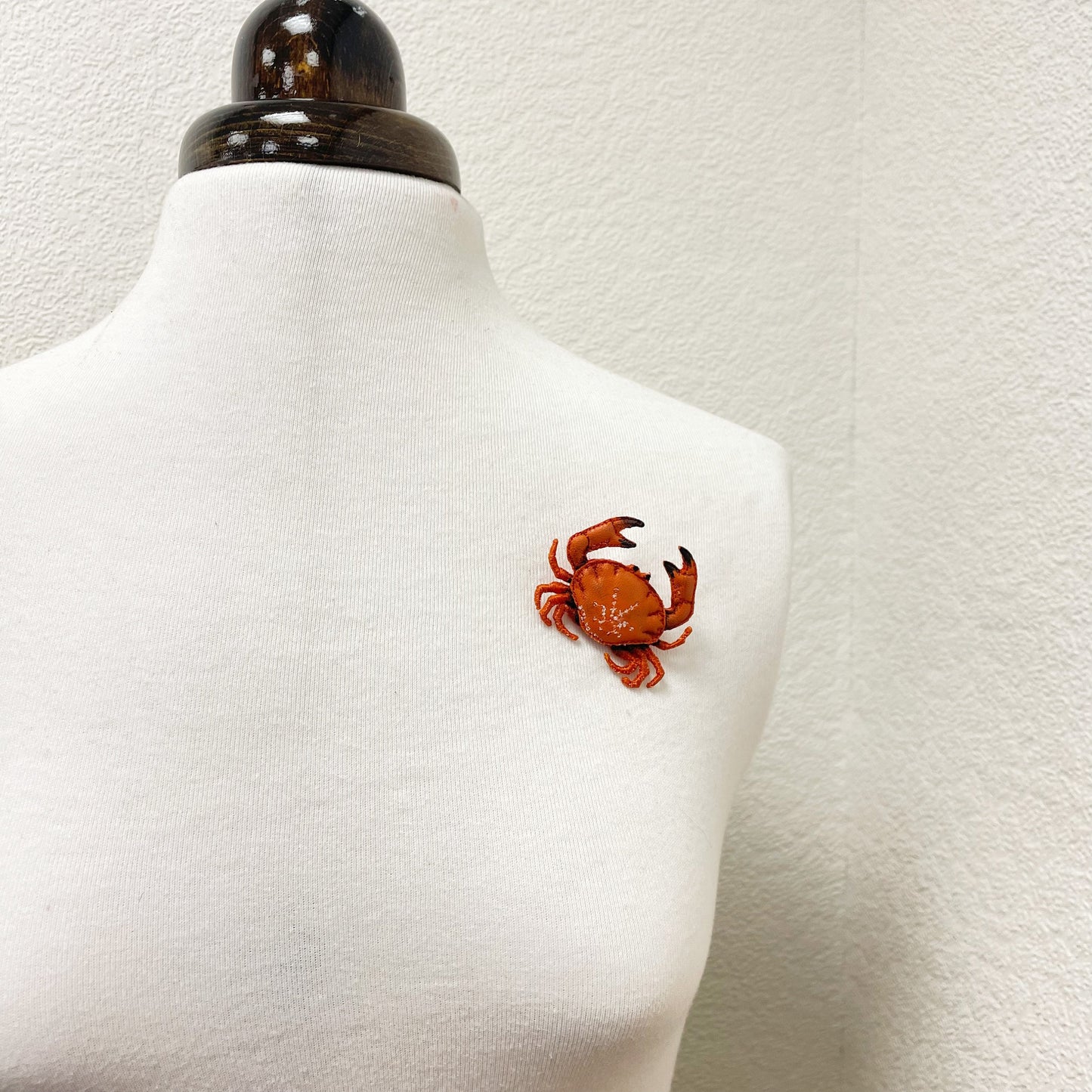 Handcrafted Crab Brooch